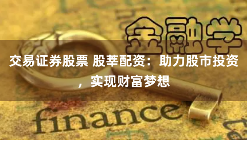 交易证券股票 股莘配资：助力股市投资，实现财富梦想