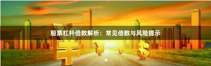 股票杠杆倍数解析：常见倍数与风险提示